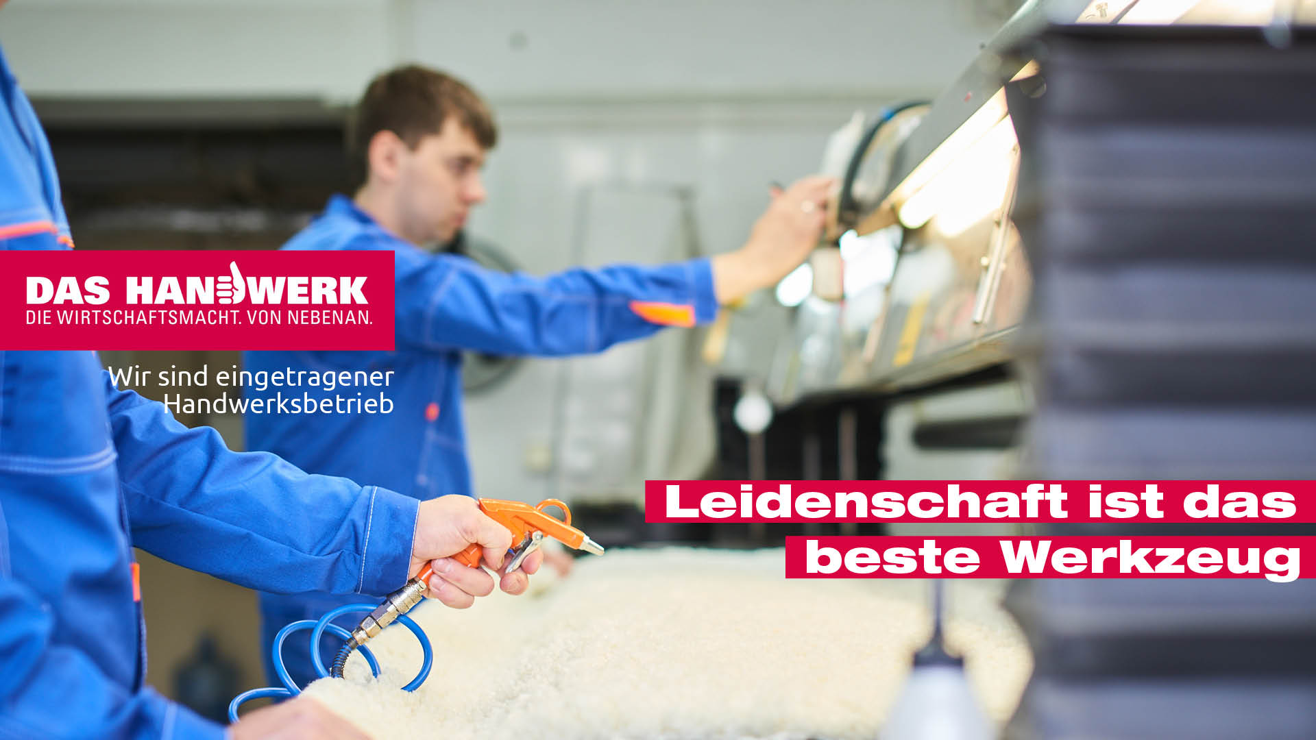 Wir sind ein eingetragener Handwerksbetrieb